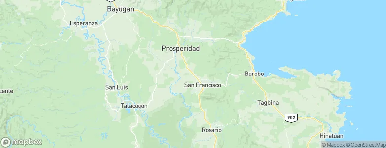 San Francisco, Philippines Map