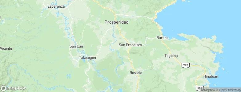 San Francisco, Philippines Map