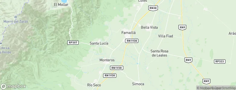 San Gabriel, Argentina Map