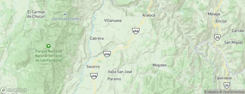 San Gil, Colombia Map