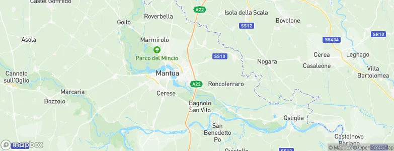 San Giorgio di Mantova, Italy Map