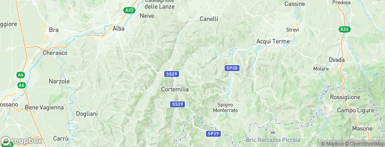 San Giorgio Scarampi, Italy Map