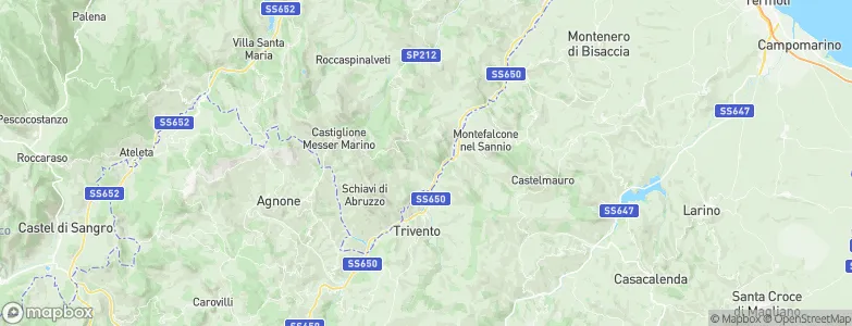 San Giovanni Lipioni, Italy Map