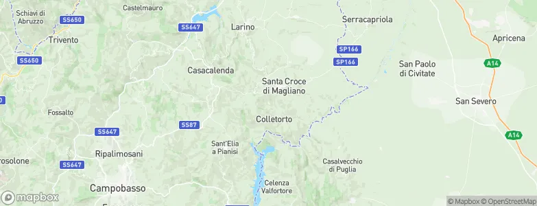 San Giuliano di Puglia, Italy Map