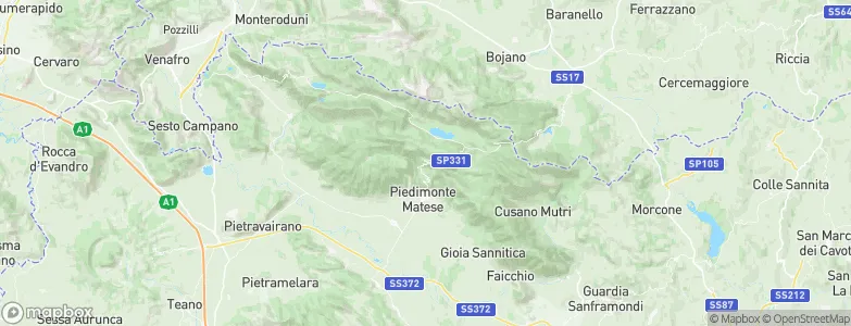 San Gregorio Matese, Italy Map