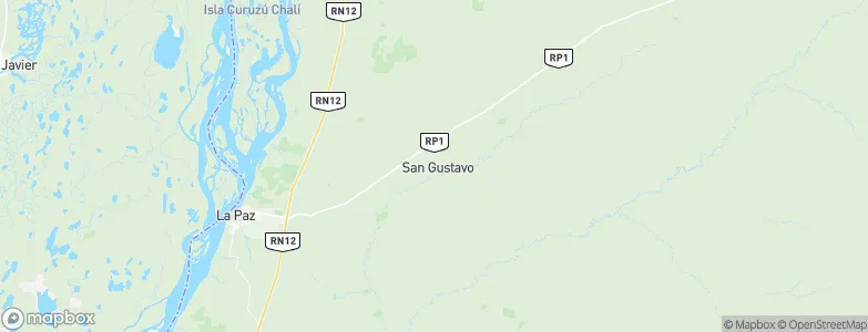 San Gustavo, Argentina Map