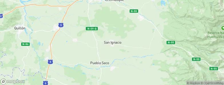 San Ignacio, Chile Map