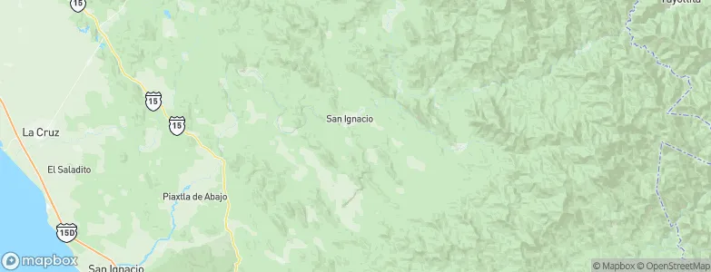 San Ignacio, Mexico Map