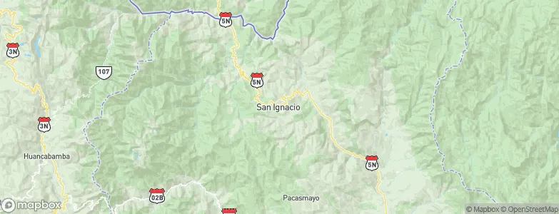 San Ignacio, Peru Map