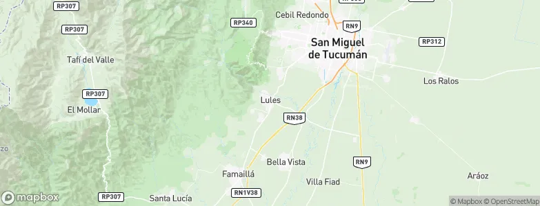 San Isidro de Lules, Argentina Map