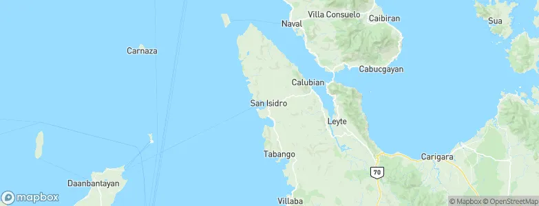 San Isidro, Philippines Map