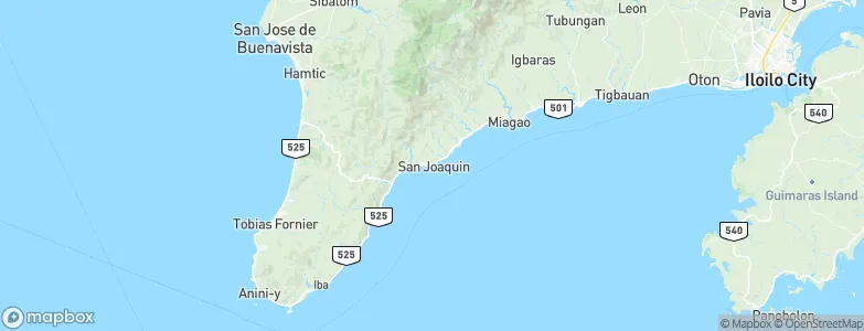 San Joaquin, Philippines Map