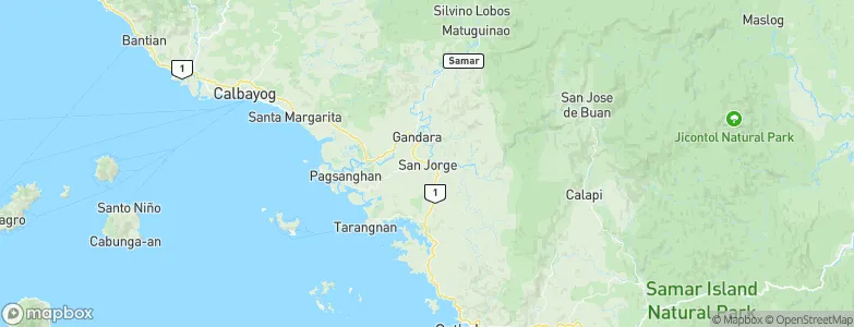 San Jorge, Philippines Map