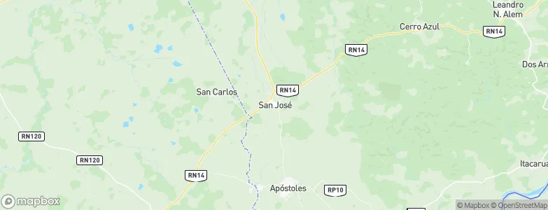San José, Argentina Map