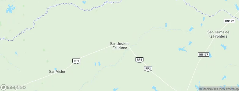 San José de Feliciano, Argentina Map
