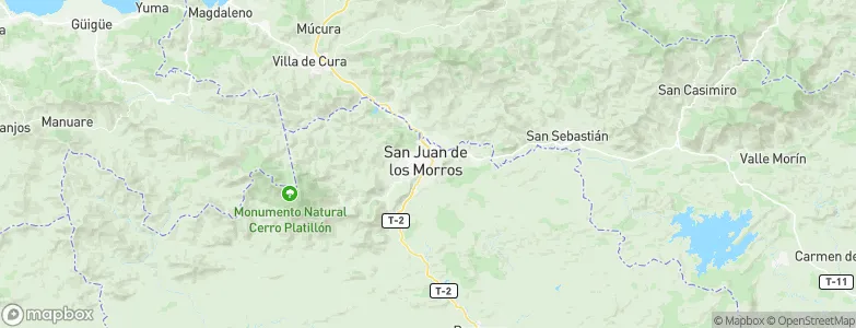 San Juan de los Morros, Venezuela Map