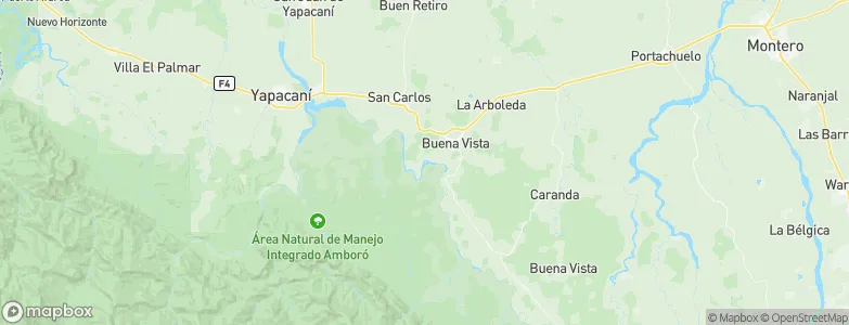 San Juan del Surutú, Bolivia Map