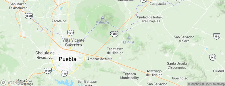 San Juan Tepulco, Mexico Map