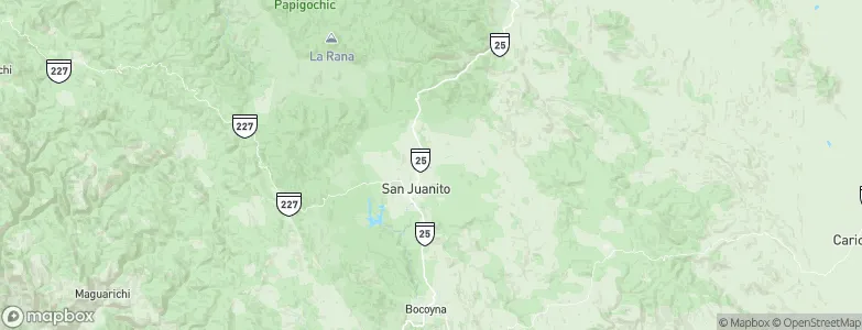 San Juanito, Mexico Map