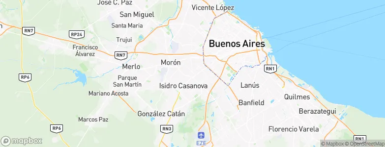 San Justo, Argentina Map