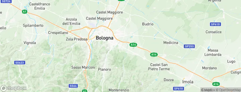 San Lazzaro di Savena, Italy Map