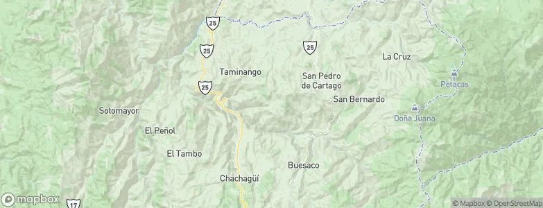 San Lorenzo, Colombia Map