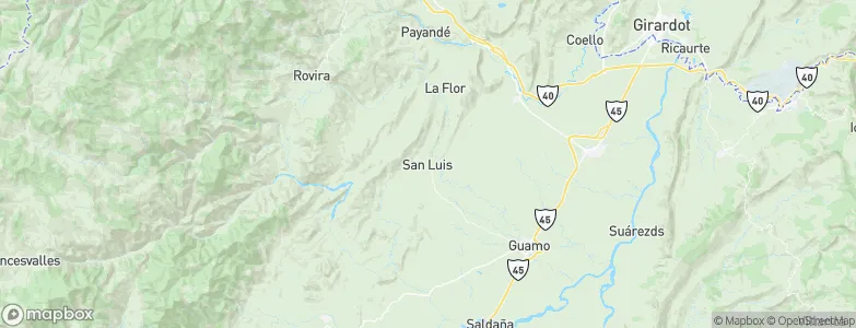 San Luis, Colombia Map