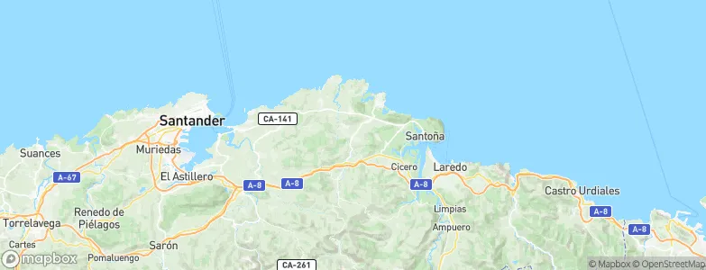 San Mamés de Meruelo, Spain Map