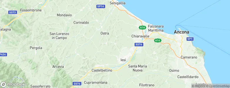 San Marcello, Italy Map