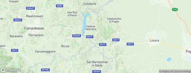 San Marco la Catola, Italy Map