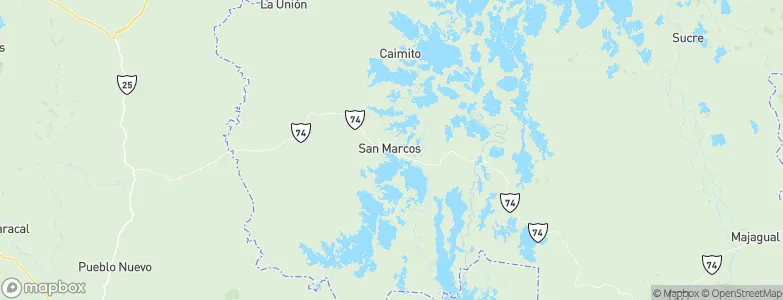San Marcos, Colombia Map