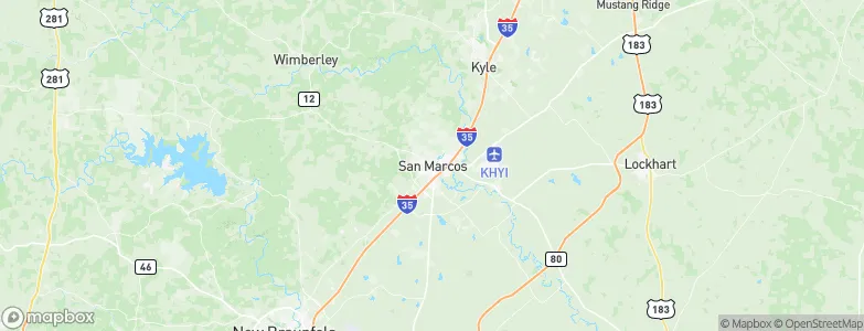 San Marcos, United States Map