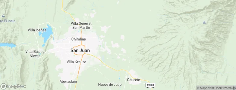 San Martín, Argentina Map