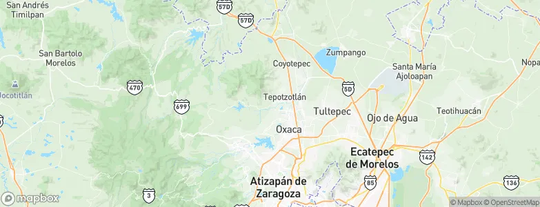 San Mateo Xoloc, Mexico Map