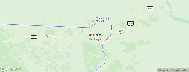San Matías, Bolivia Map