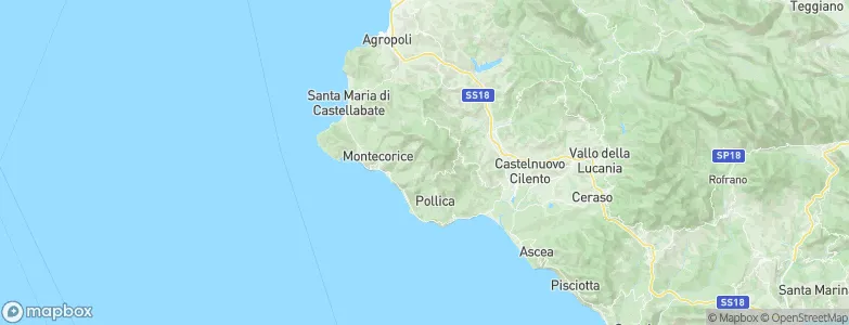 San Mauro Cilento, Italy Map