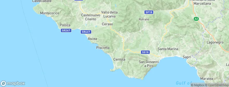 San Mauro la Bruca, Italy Map