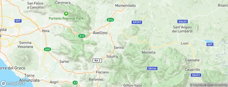 San Michele di Serino, Italy Map