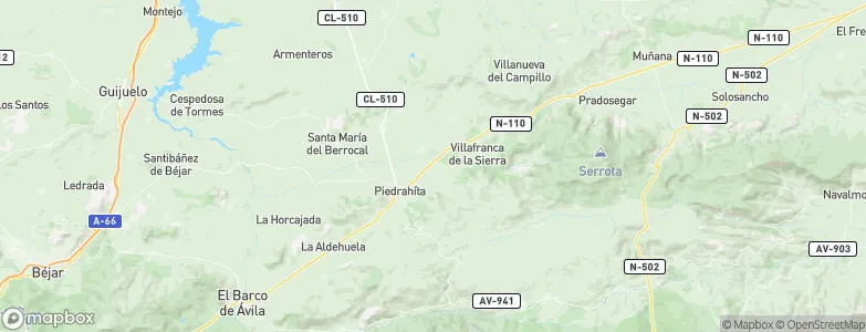 San Miguel de Corneja, Spain Map