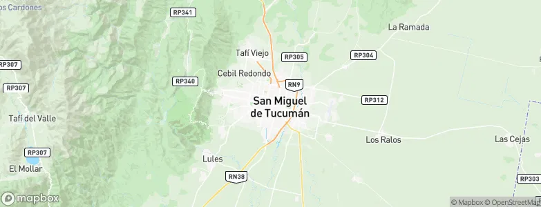San Miguel de Tucumán, Argentina Map