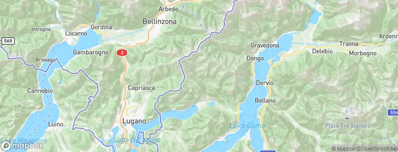 San Nazzaro Val Cavargna, Italy Map