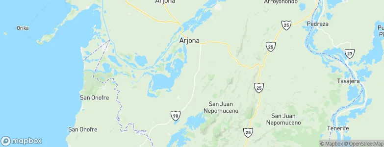 San Pablo, Colombia Map