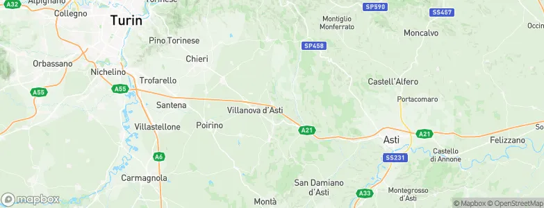 San Paolo Solbrito, Italy Map