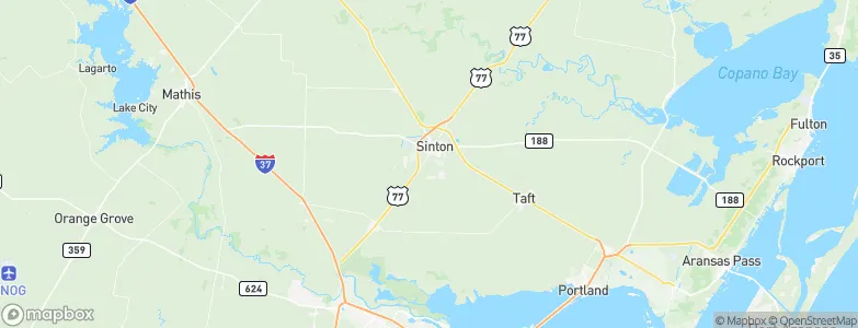 San Patricio, United States Map