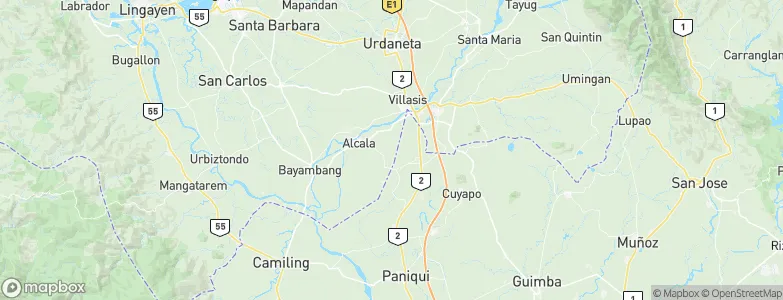 San Pedro Apartado, Philippines Map