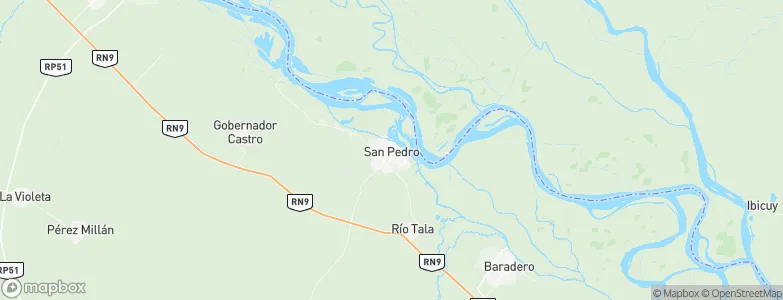 San Pedro, Argentina Map