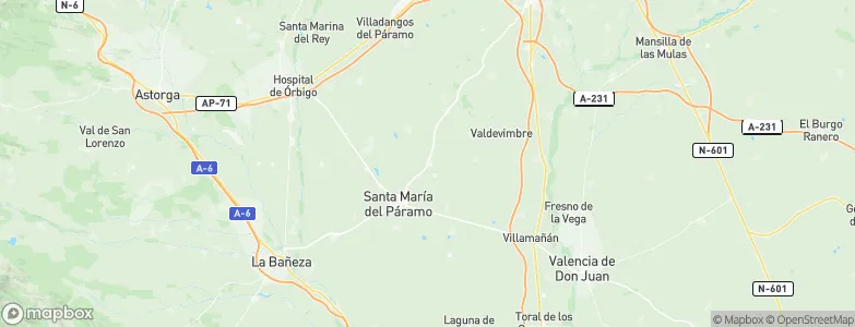 San Pedro Bercianos, Spain Map