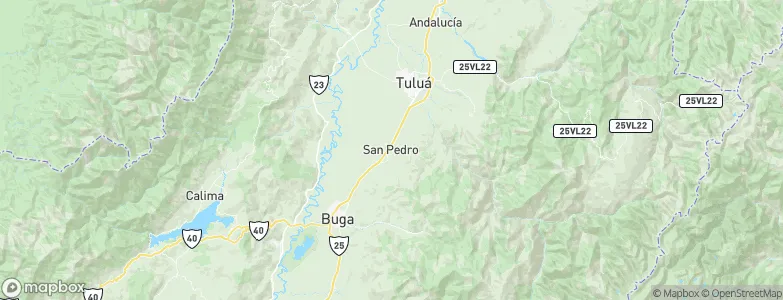 San Pedro, Colombia Map