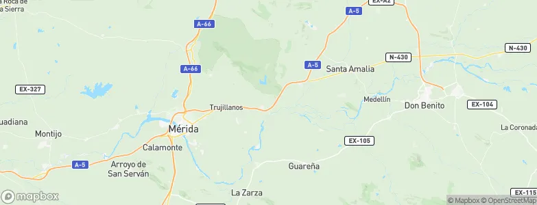 San Pedro de Mérida, Spain Map