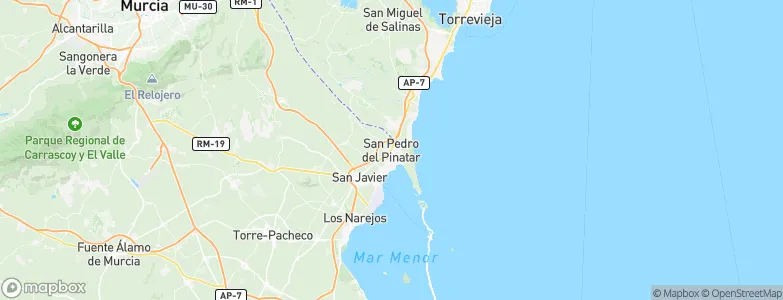 San Pedro del Pinatar, Spain Map